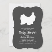 Shih Tzu Baby shower Gender Neutral Kaart (Voorkant)