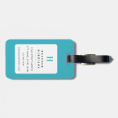 Shih Tzu Bagage Label (Achterkant horizontaal)