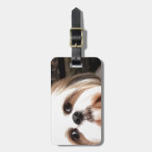 Shih Tzu Bagagelabel (Voorkant verticaal)