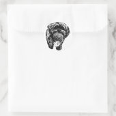  Shih Tzu Ball Time | Minimalist Dog Sticker (Tas)
