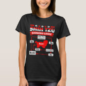 Shih Tzu Barking Logic T-shirt (Voorkant)