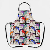 Shih Tzu Beauties All-Over Print Apron Schort (Voorkant)