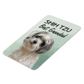 Shih Tzu Best Grandad Magneet (Linkerzijde)