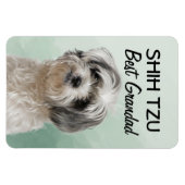 Shih Tzu Best Grandad Magneet (Horizontaal)