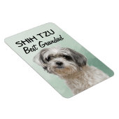 Shih Tzu Best Grandad Magneet (Rechterzijde)