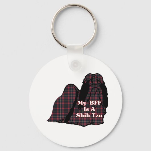 Shih Tzu BFF Gifts Sleutelhanger (Voorkant)