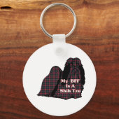 Shih Tzu BFF Gifts Sleutelhanger (Voorkant)
