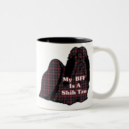 Shih Tzu BFF-Mok Tweekleurige Koffiemok