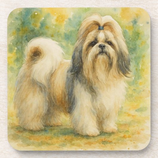 Shih Tzu Bier Onderzetter (Voorkant)