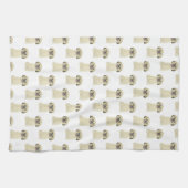 Shih Tzu (Blonde Tan Golden) Theedoek (Horizontaal)