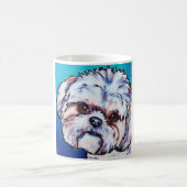 Shih Tzu blue Koffiemok (Center)