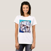 Shih Tzu blue T-shirt (Voorkant volledig)