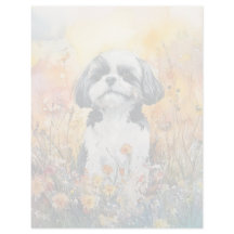 Shih Tzu - briefpapier van 8,5 x 11 inch