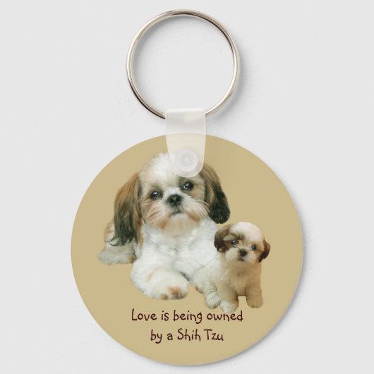 Shih Tzu Buddies Sleutelhanger (Voorkant)