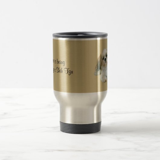 Shih Tzu Buddies Travel Mug Reisbeker (Center)