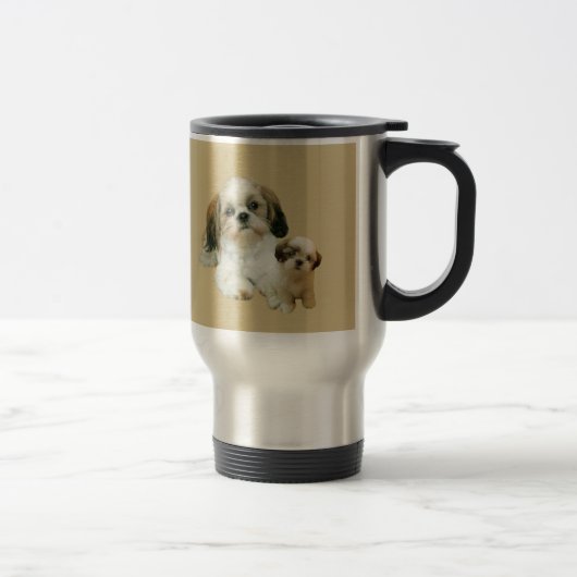 Shih Tzu Buddies Travel Mug Reisbeker (Rechts)