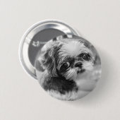 Shih Tzu Button (Voorkant /achterkant)