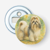 Shih Tzu Button Flesopener (Voorkant)