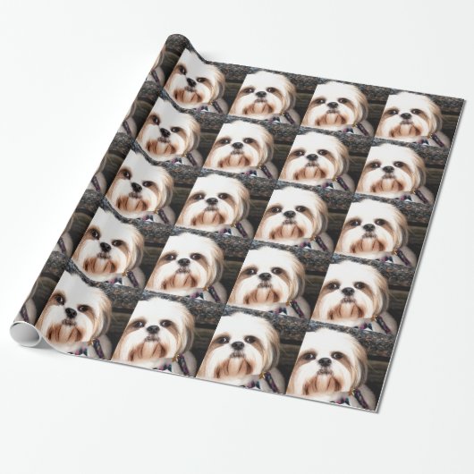 Shih Tzu Cadeaupapier (Uitgerold)