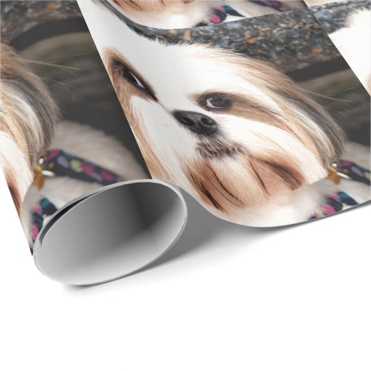 Shih Tzu Cadeaupapier (Rol Hoek)