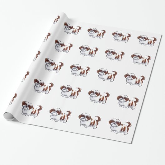 SHIH TZU CADEAUPAPIER (Uitgerold)