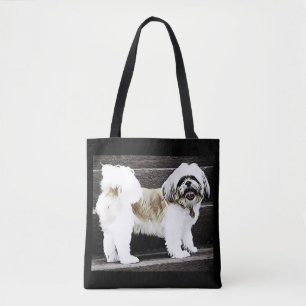 Shih Tzu Canvas tas