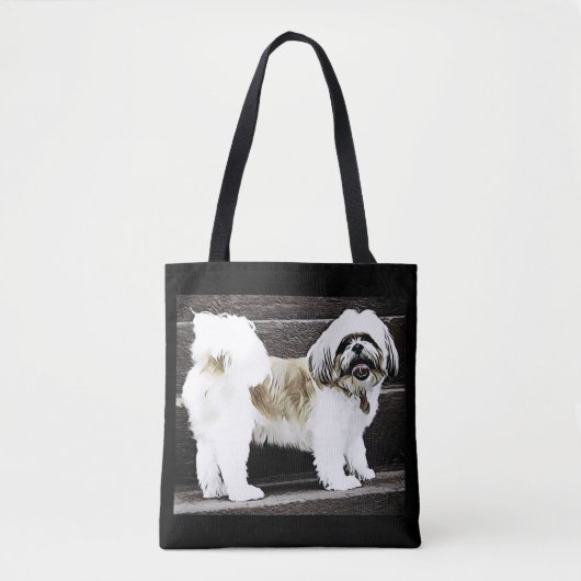 Shih Tzu Canvas tas (Voorkant)