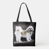 Shih Tzu Canvas tas (Achterkant)
