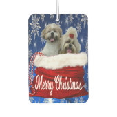 Shih tzu Car Air Freshener/voeg het Afbeelding van Luchtverfrisser (Voorkant)