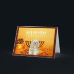 Shih Tzu Chanukah Kaart Menorah<br><div class="desc">Het herdenken van familie en vrienden tijdens het Chanoekaseizoen is een prachtige manier om contact te houden met de mensen waar je van houdt en waar je om geeft. Ik heb met liefde en zorg een Chanoekaartje voor honden gemaakt en ik ben er zeker van dat iedereen die van honden...</div>
