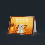 Shih Tzu Chanukah Kaart Menorah<br><div class="desc">Het herdenken van familie en vrienden tijdens het Chanoekaseizoen is een prachtige manier om contact te houden met de mensen waar je van houdt en waar je om geeft. Ik heb met liefde en zorg een Chanoekaartje voor honden gemaakt en ik ben er zeker van dat iedereen die van honden...</div>