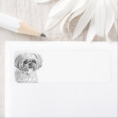 Shih Tzu Charcoal Etiket (Insitu)
