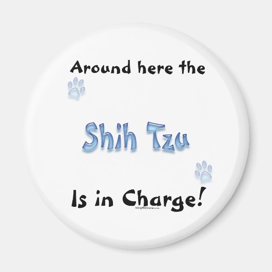 Shih Tzu Charge - Magneet (Voorkant)