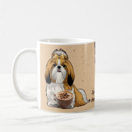 Shih Tzu Chocolate Mug – Cute Dog & Hot Cocoa  Koffiemok