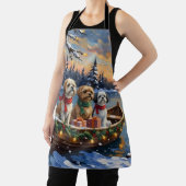 Shih Tzu Christmas Boat Holiday Schort (Insitu)