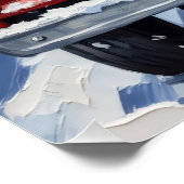 Shih Tzu Christmas Red Truck Holiday Perfect Poster (Hoek)