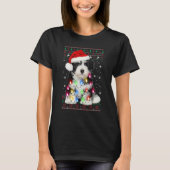 Shih Tzu Christmas Sweater Tree Lights Shih Tzu Ch T-shirt (Voorkant)
