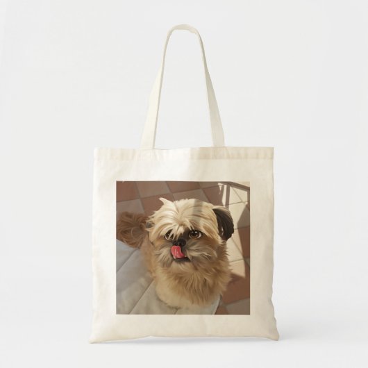 Shih Tzu cute dog tote bag (Voorkant)