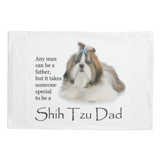 Shih Tzu Dad Kussensloop (Achterkant)