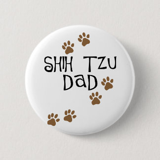 Shih Tzu Dad Ronde Button 5,7 Cm