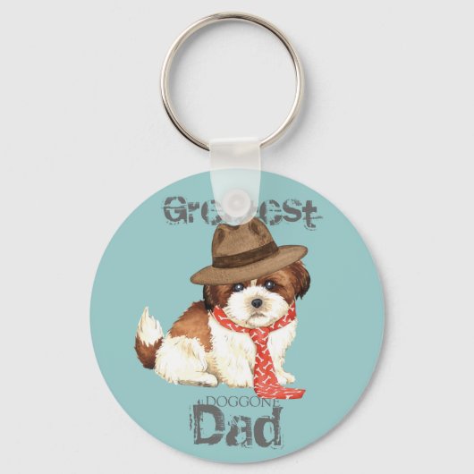 Shih Tzu Dad Sleutelhanger (Voorkant)