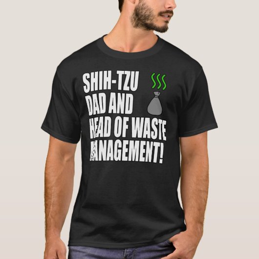 Shih Tzu Dad T-shirt (Voorkant)