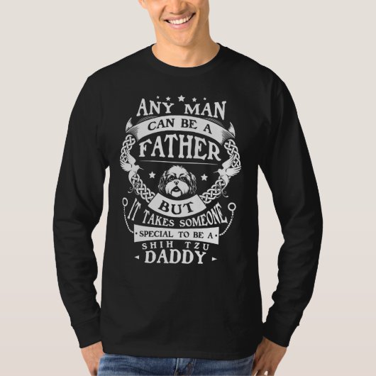 Shih Tzu Dad T-shirt (Voorkant)