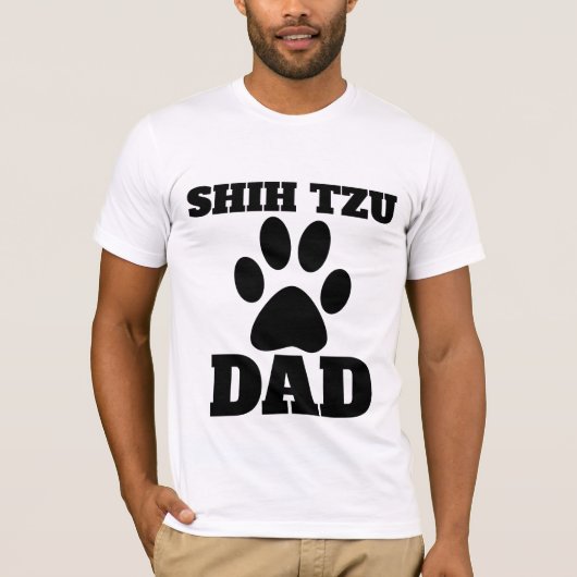 SHIH TZU DAD T-shirts (Voorkant)