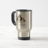 Shih Tzu Dad Travel Mug Reisbeker (Voorkant links)