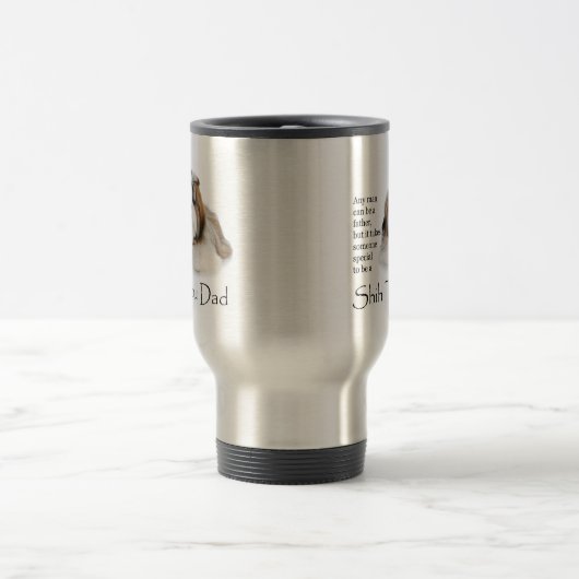 Shih Tzu Dad Travel Mug Reisbeker (Center)