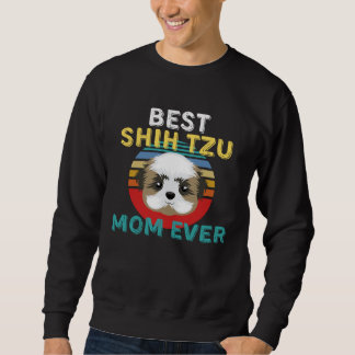Shih Tzu Dad Vintage Men Mum Retro Clothing Adopti Trui