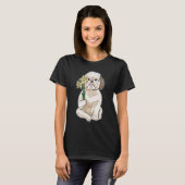 Shih Tzu Daffodil Flower T-shirt (Voorkant volledig)