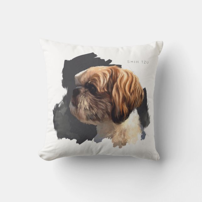 Shih Tzu Decoratief Sierkussen (Voorkant)