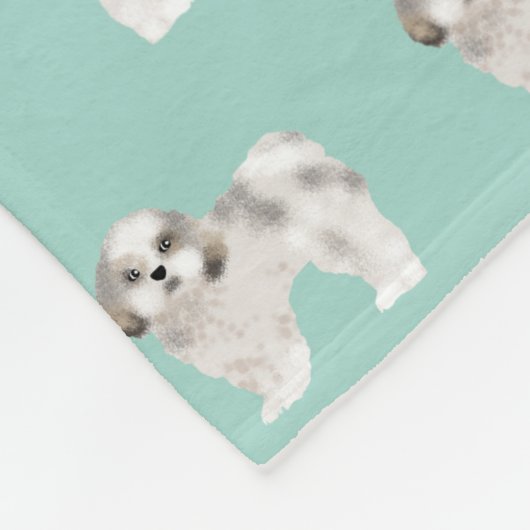 Shih Tzu deken - dekens (Hoek)